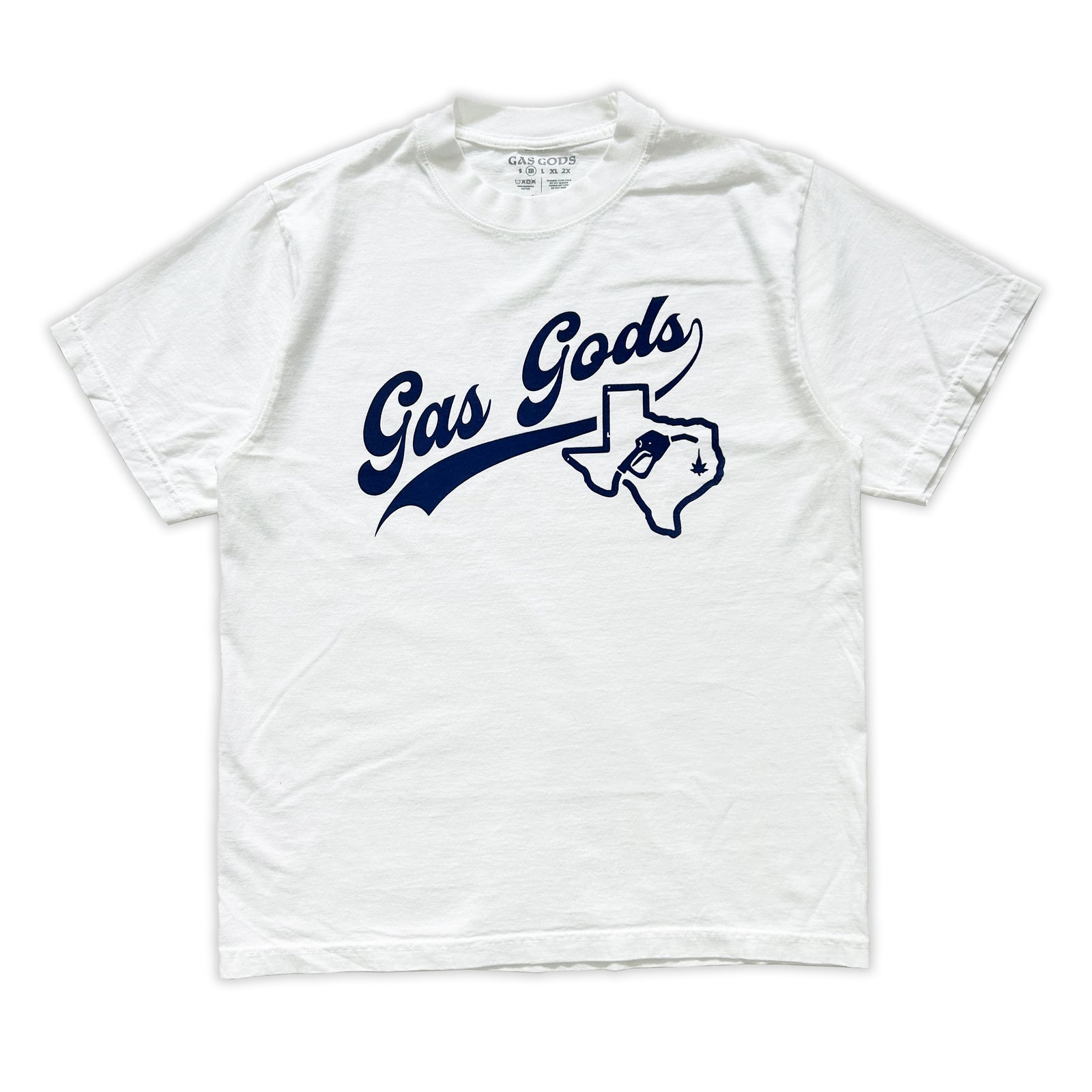 Gas Gods Script T-Shirt (white)